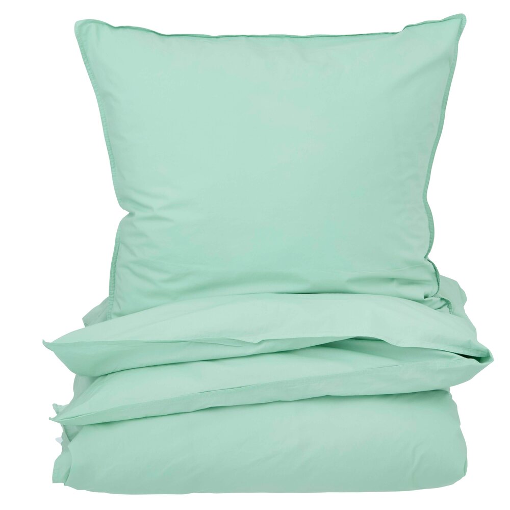 Curly Percale sengesæt - mint grøn